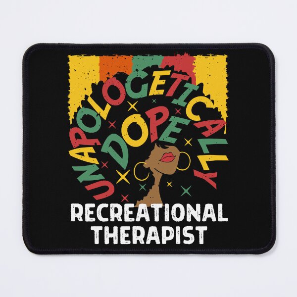 Item preview, Recreational Therapist African American Dope Black Funny designed and sold by retrodesigner14.
