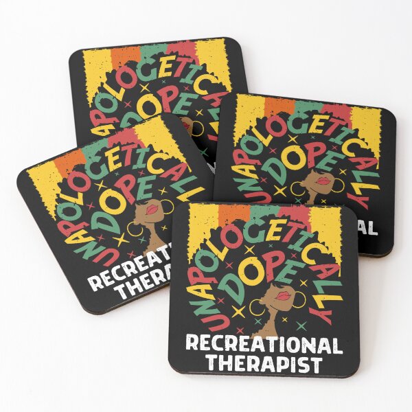 Item preview, Recreational Therapist African American Dope Black Funny designed and sold by retrodesigner14.