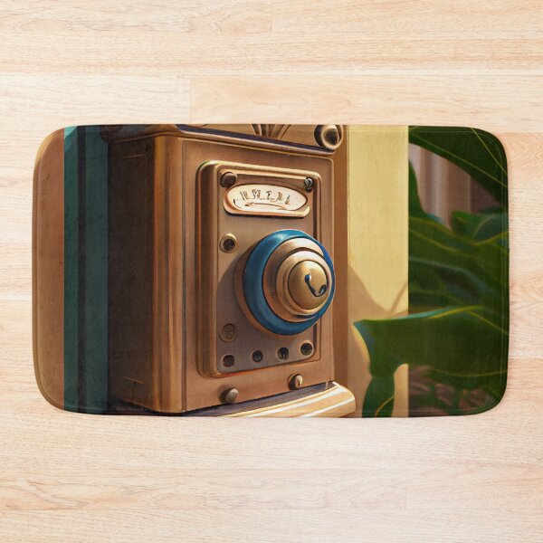 Item preview, Waiting at the Monorail A Doorbells Delight Digital Painting designed and sold by CodeAndColors.