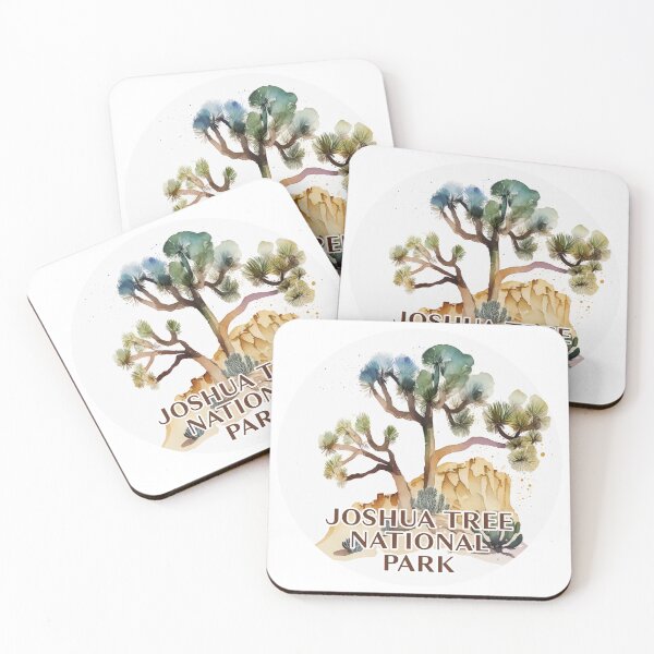 Item preview, Joshua Tree National Park Boho Watercolor Circle designed and sold by PikoApparel.