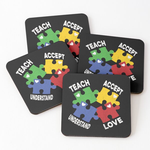 Item preview, Autism Awareness Teach Accept Understand Love Autism Teacher designed and sold by ZANNIX.