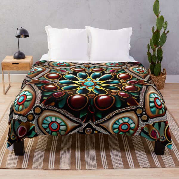 Item preview, Bejeweled Country Pattern Digital Painting designed and sold by CodeAndColors.