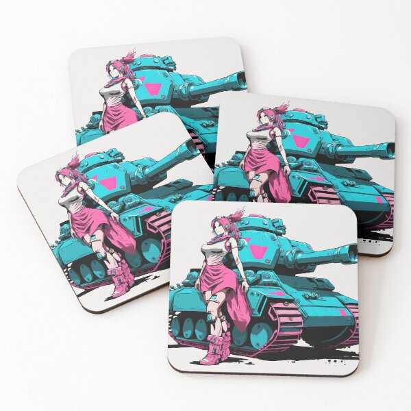 Item preview, vector illustration of cartoon style tank in punky color designed and sold by Abdullah6251.