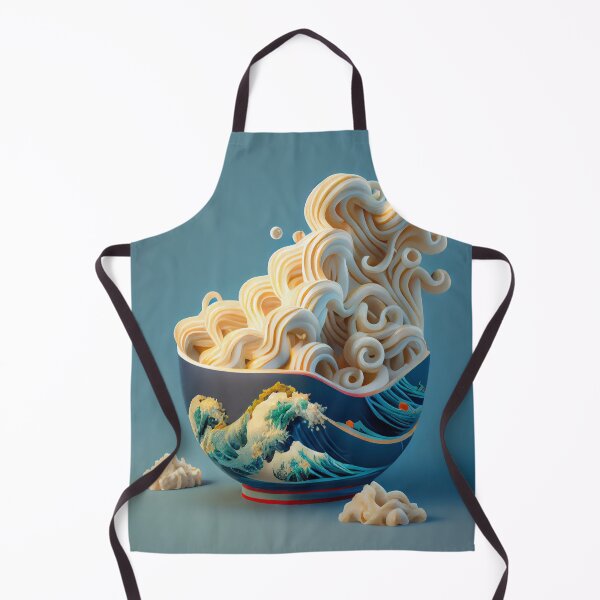 Aperçu de l'œuvre Paradox Noodle and Foam Digital Painting créée et vendue par CodeAndColors.