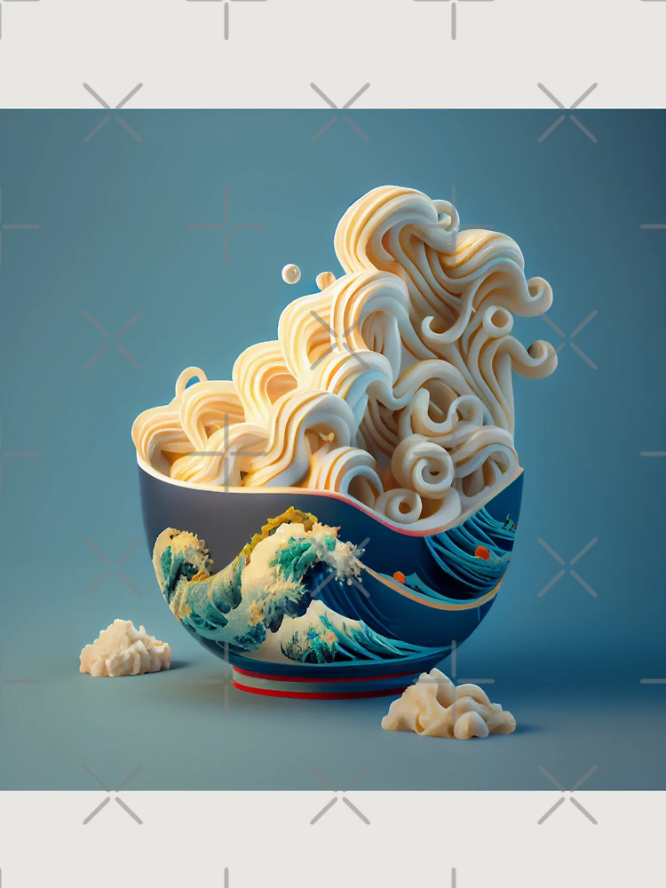 Thumbnail 6 von 6, Premium Oversized Pullover, Paradox Noodle and Foam Digital Painting designt und verkauft von CodeAndColors.
