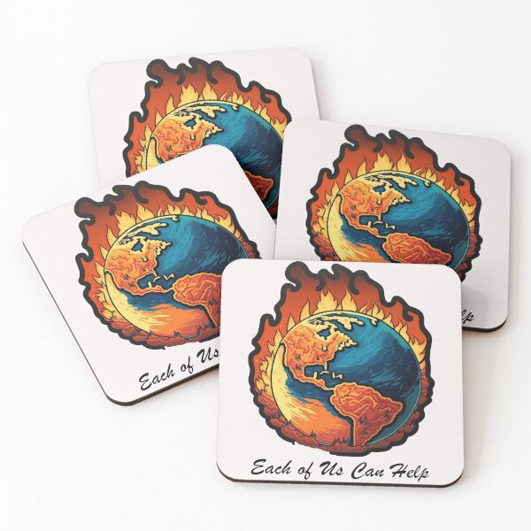 Item preview, Earth on fire - each of us can help designed and sold by Kameeno.