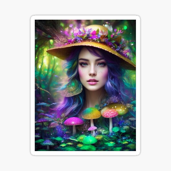 Psychedelic Mother Nature #31 Part of the Psychedelic Mother Nature Collection Sticker