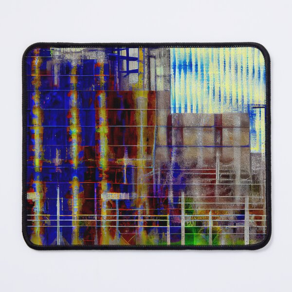 Item preview, Impressionist Industrial Pattern Digital Painting designed and sold by CodeAndColors.