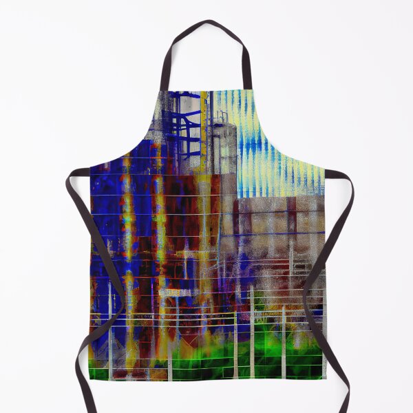 Artikelvorschau, Impressionist Industrial Pattern Digital Painting entworfen und verkauft von CodeAndColors.