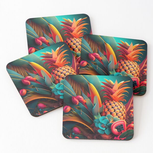 Item preview, Tropical Delight Digital Painting designed and sold by CodeAndColors.