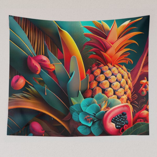 Item preview, Tropical Delight Digital Painting designed and sold by CodeAndColors.