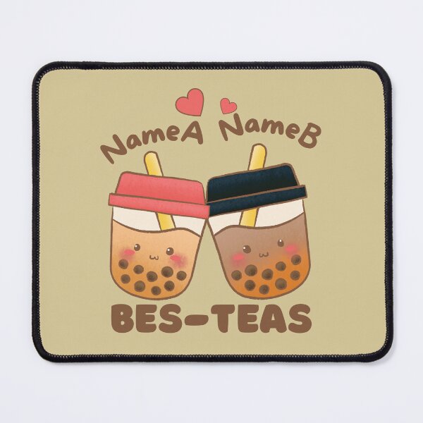 Item preview, Bes-teas ;Custom design : You can put the names on the design. Please write the names in Bubblemail before ordering. designed and sold by WhaleSharkShop.