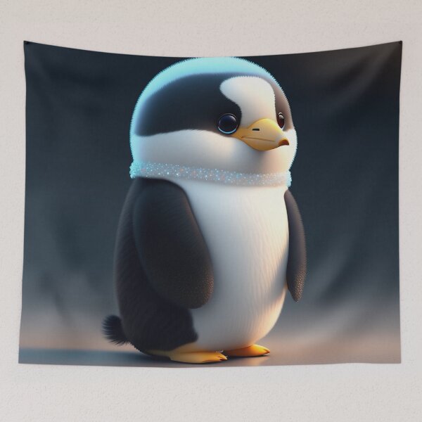Item preview, Cute Chibi Penguin Inocent Face designed and sold by ChibiMavis.