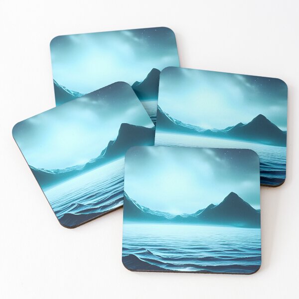 Item preview, Alien Landscapes I (Night) designed and sold by 51Theories.