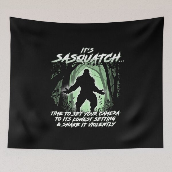 Item preview, Sasquatch Camera Settings Funny designed and sold by Nerd Shizzle.