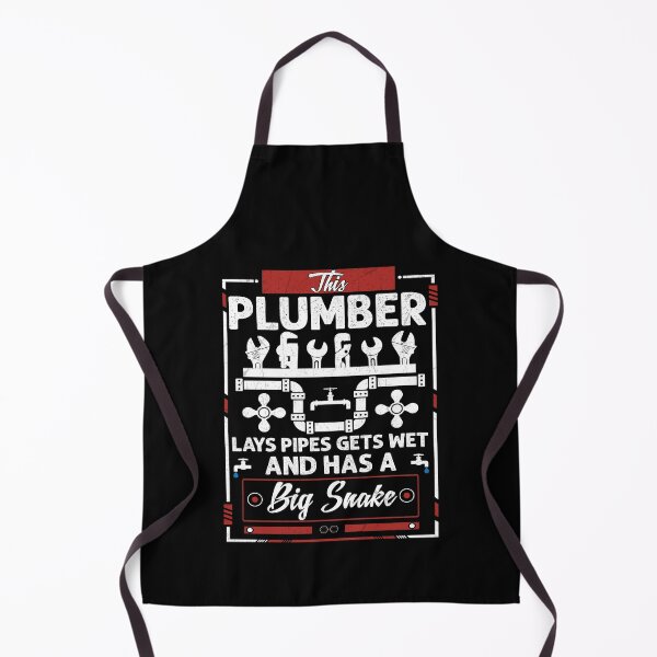 Item preview, This Plumber lays Pipes gets wet and has a big Snake Funny Plumber designed and sold by Trendy Valley .
