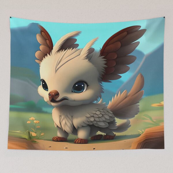 Item preview, Baby Griffin Playing Around designed and sold by ChibiMavis.