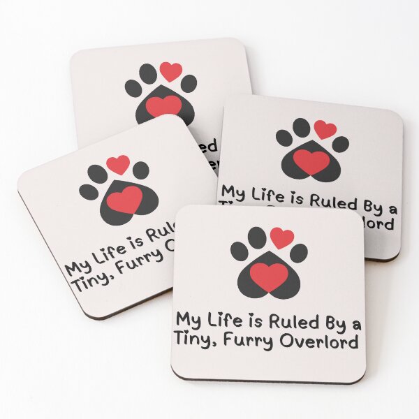Item preview, My Life Is Ruled By a Tiny Furry Overlord for cat Lovers designed and sold by Cheeeeky.