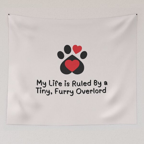 Item preview, My Life Is Ruled By a Tiny Furry Overlord for cat Lovers designed and sold by Cheeeeky.