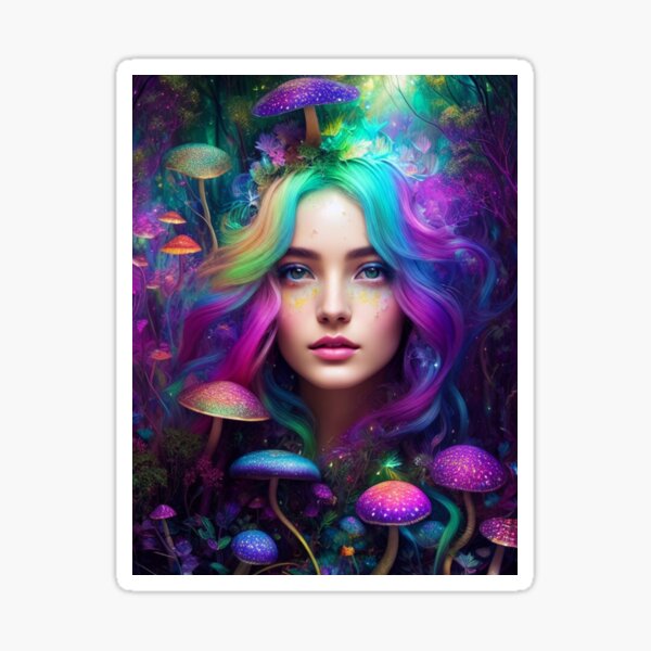 Psychedelic Mother Nature #42 Part of the Psychedelic Mother Nature Collection Sticker