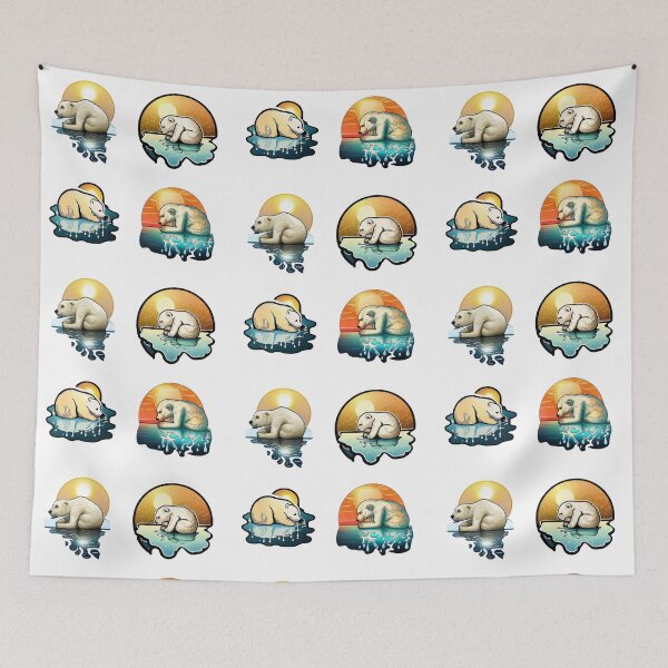 Item preview, Polar Bear and the Sun designed and sold by Kameeno.