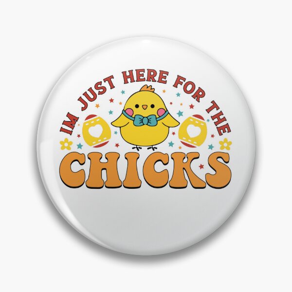 Item preview, I´M JUST HERE FOR THE CHICKS - FUNNY EASTER designed and sold by KatisDesign.