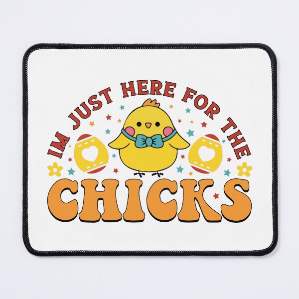 Item preview, I´M JUST HERE FOR THE CHICKS - FUNNY EASTER designed and sold by KatisDesign.