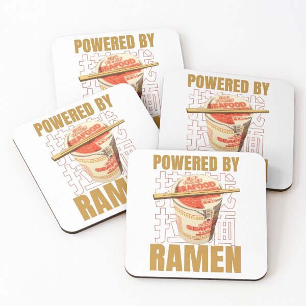 Item preview, Yellow Powered By Ramen Edition designed and sold by PingyFlower.