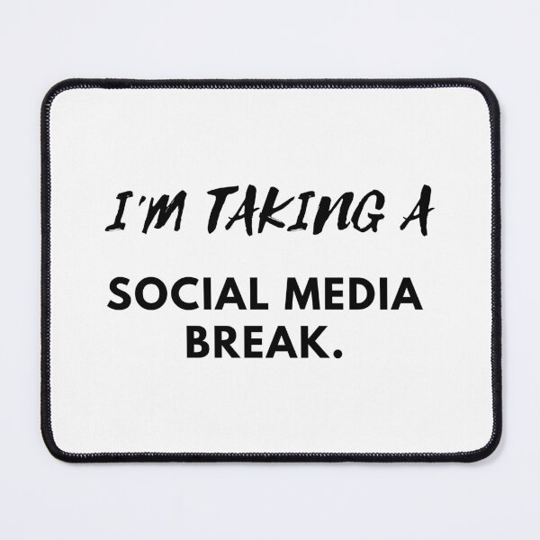 Item preview, Social Media Break -Social Media And Mental Health designed and sold by Tamas Das.