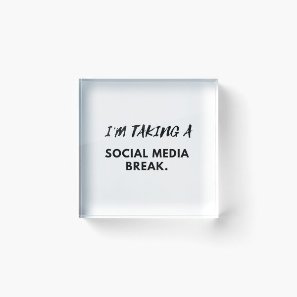 Item preview, Social Media Break -Social Media And Mental Health designed and sold by Tamas Das.