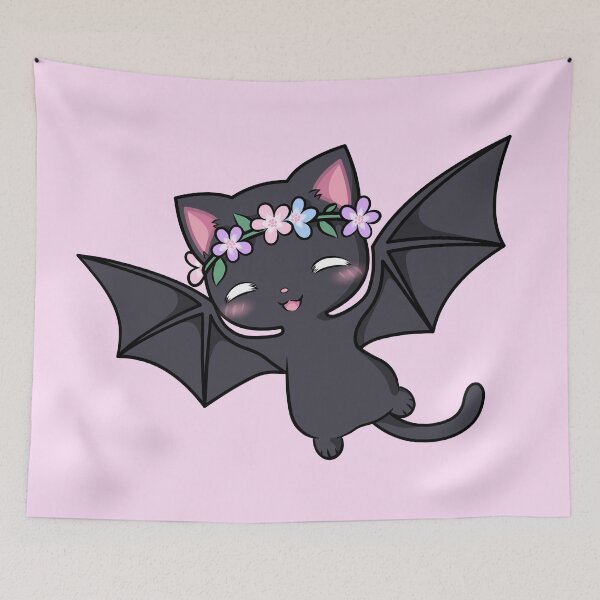 Item preview, Catbat Flower Flight  designed and sold by BittersweetHvn.