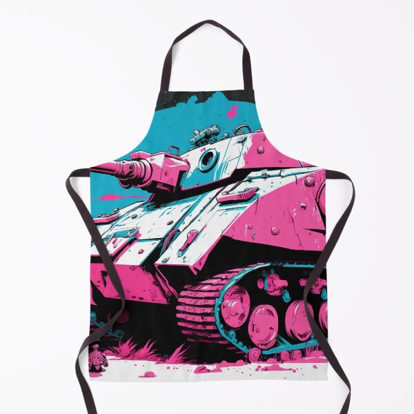 Item preview, vector illustration of cartoon style tank in punky color designed and sold by Abdullah6251.