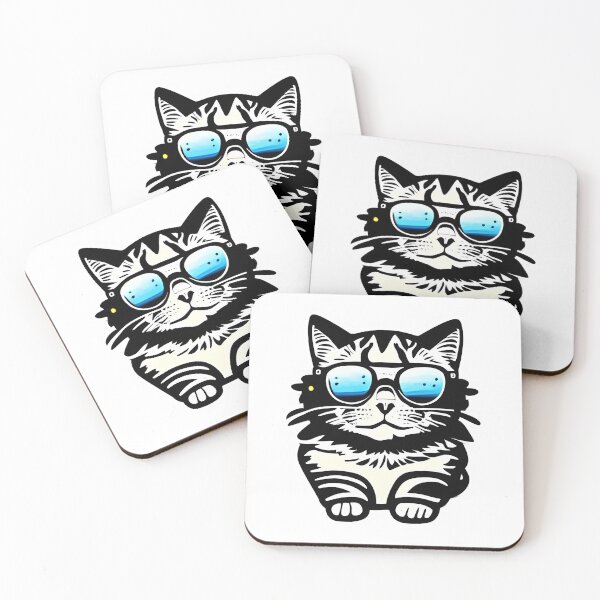 Item preview, Fashionista: Cat in Sunglasses T-Shirt designed and sold by AlexArtCollega.