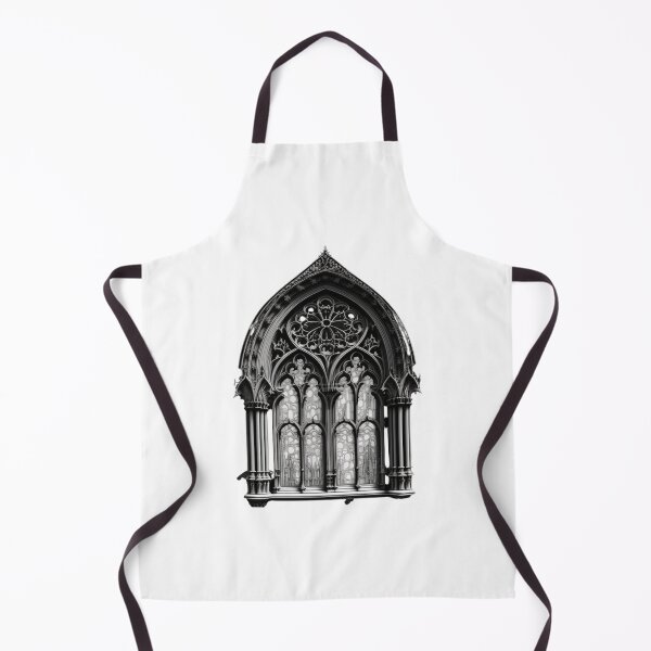 Item preview, Gothic style glass window designed and sold by DirtyDogArts.