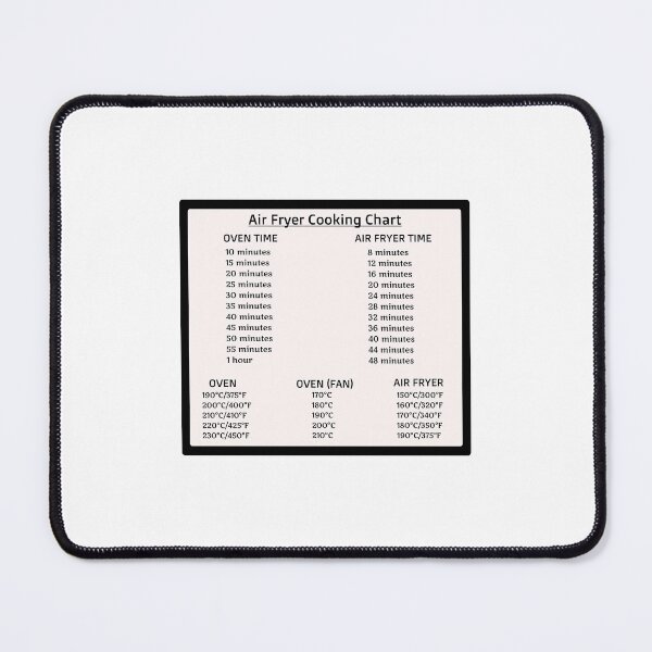 Item preview, Air fryer Cooking Chart  designed and sold by Pixtela ..