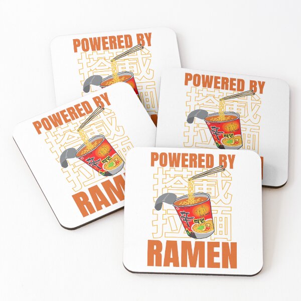 Item preview, Orange Powered By Ramen Edition designed and sold by PingyFlower.