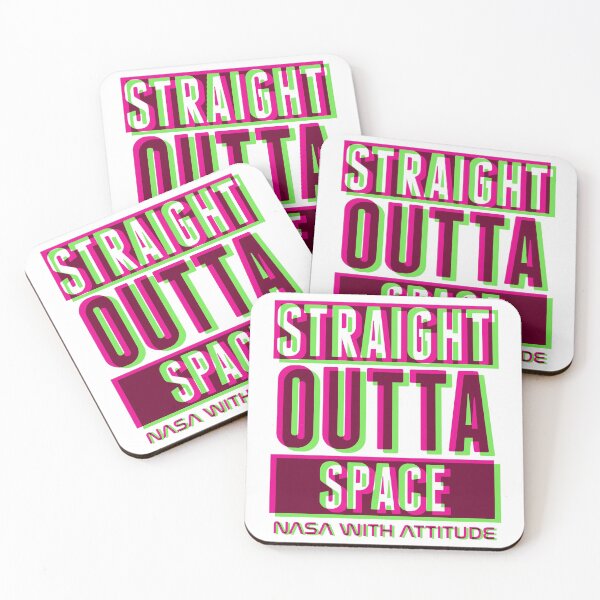 Item preview, Straight Outta Space 1 Neon  designed and sold by animinimal.