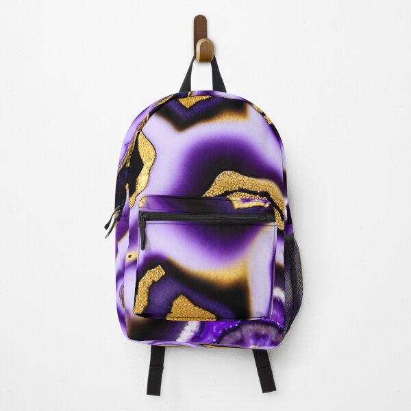 Item preview, Marble Design - Purple White Black and Gold designed and sold by ArtistsQuest.