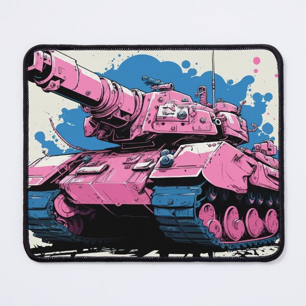 Item preview, vector illustration of cartoon style tank in punky color designed and sold by Abdullah6251.