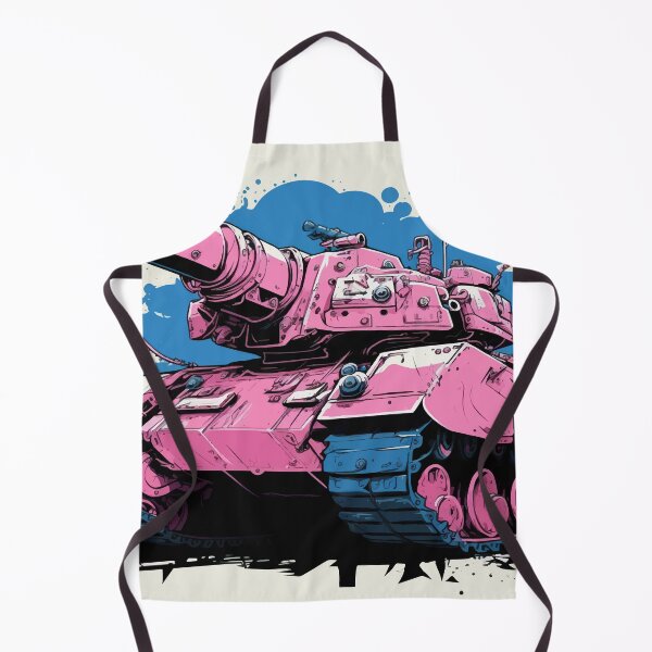 Item preview, vector illustration of cartoon style tank in punky color designed and sold by Abdullah6251.