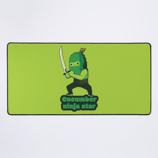 Item preview, Cucumber ninja star - Ninja Cucumber designed and sold by RoboRaphael.