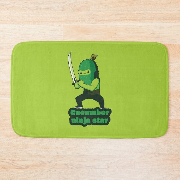 Item preview, Cucumber ninja star - Ninja Cucumber  designed and sold by RoboRaphael.