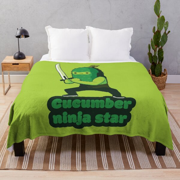 Item preview, Cucumber ninja star - Ninja Cucumber  designed and sold by RoboRaphael.