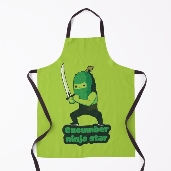 Item preview, Cucumber ninja star - Ninja Cucumber designed and sold by RoboRaphael.