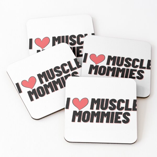 Item preview, I Love Muscle Mommies designed and sold by JollyJars.