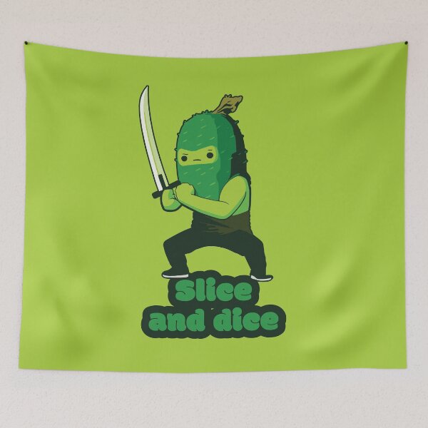Item preview, Slice and dice - Ninja Cucumber  designed and sold by RoboRaphael.