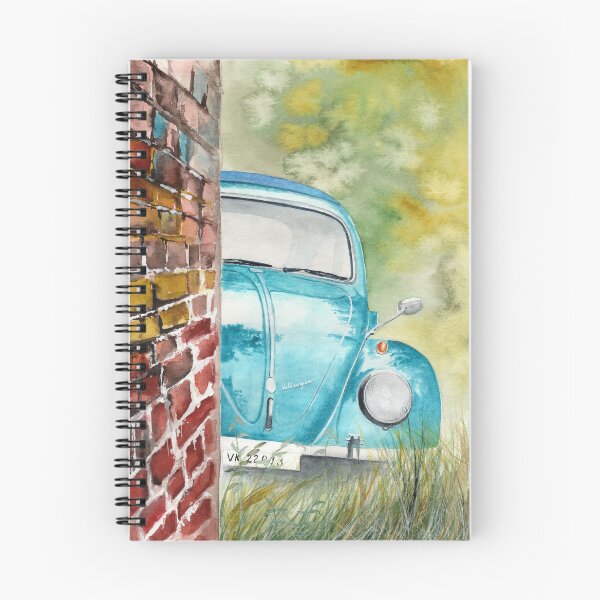 Item preview, Watercolor illustration of an old blue car designed and sold by MaryWatercolor.