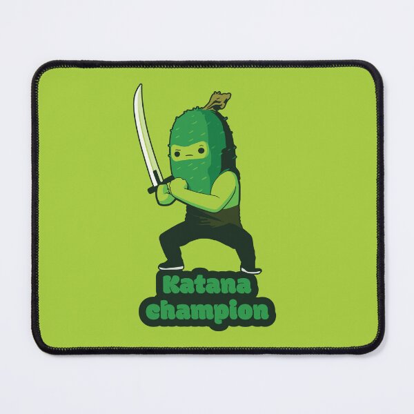 Item preview, Katana champion - Ninja Cucumber designed and sold by RoboRaphael.
