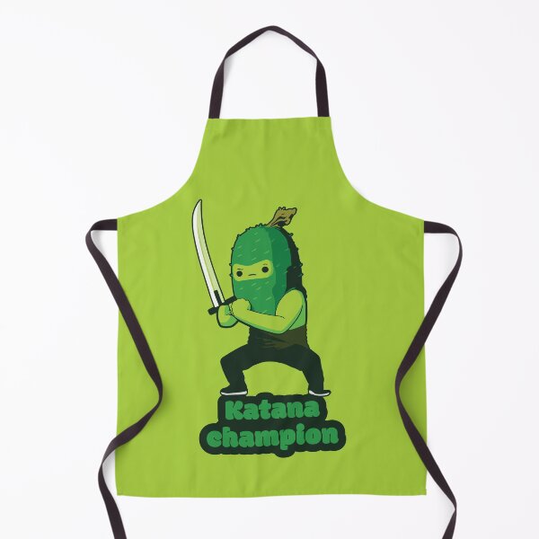 Item preview, Katana champion - Ninja Cucumber designed and sold by RoboRaphael.