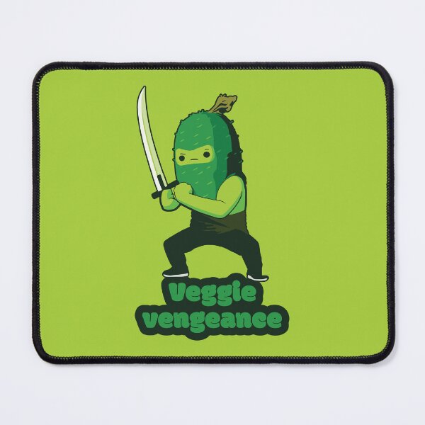 Item preview, Veggie vengeance - Ninja Cucumber designed and sold by RoboRaphael.